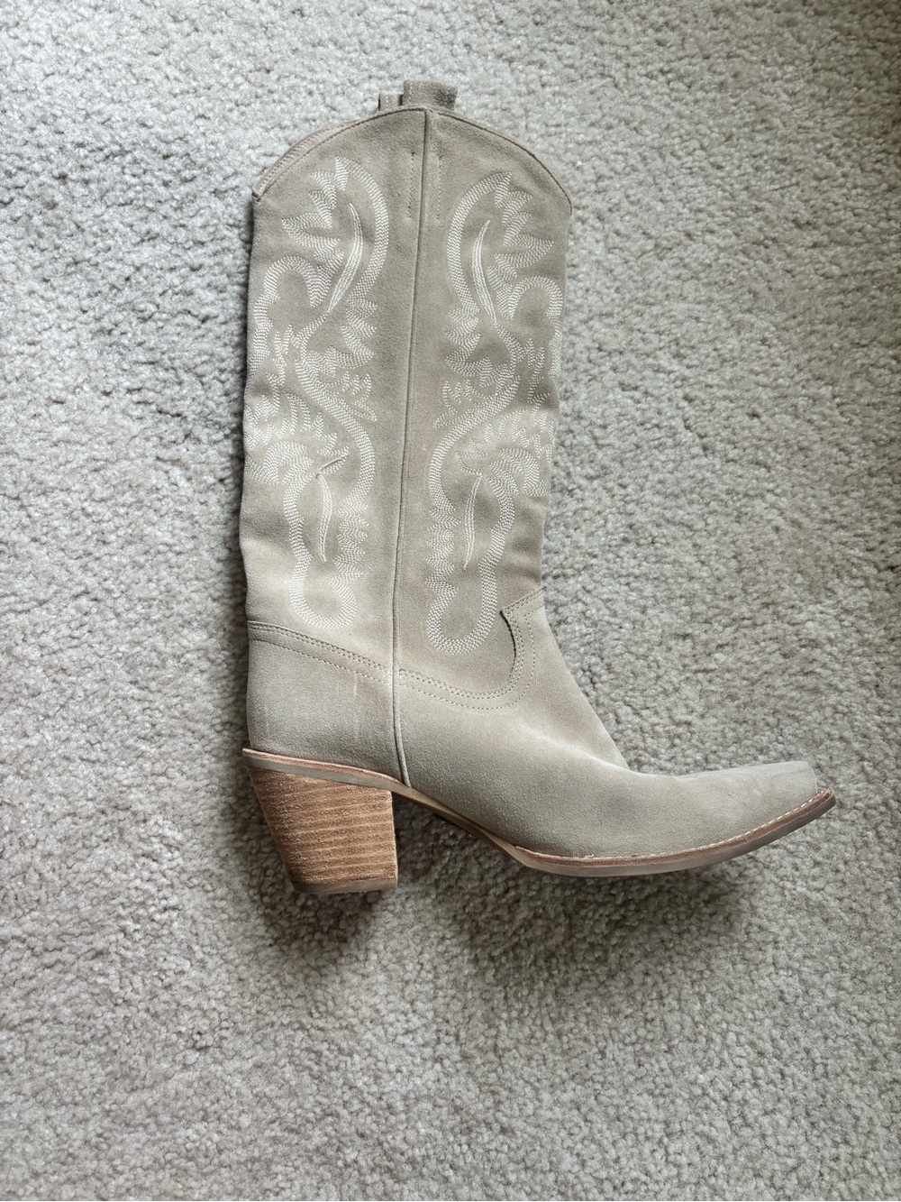 Jeffrey Campbell Rancher-K Suede Western Boots - Picture 5 of 6